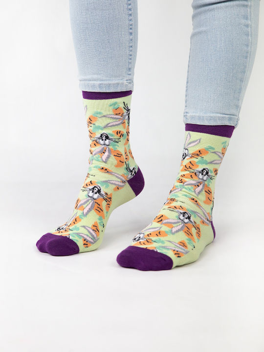 Warner Bros Bunny Runner Femei Șosete Multicolor 4Pachet