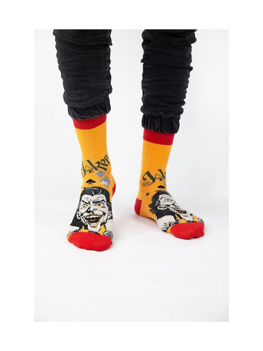 Warner Bros Joker Laugh Bărbați Șosete Multicolor 4Pachet