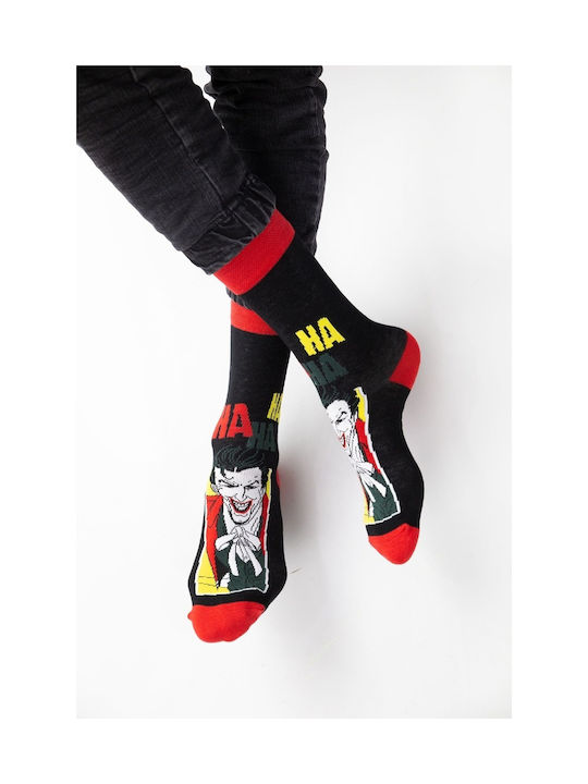Warner Bros Joker Laugh Bărbați Șosete Multicolor 4Pachet