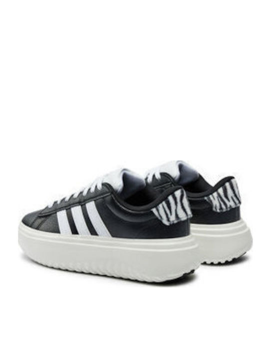 Grand Court Platform Adidași Pentru Femei Negri
