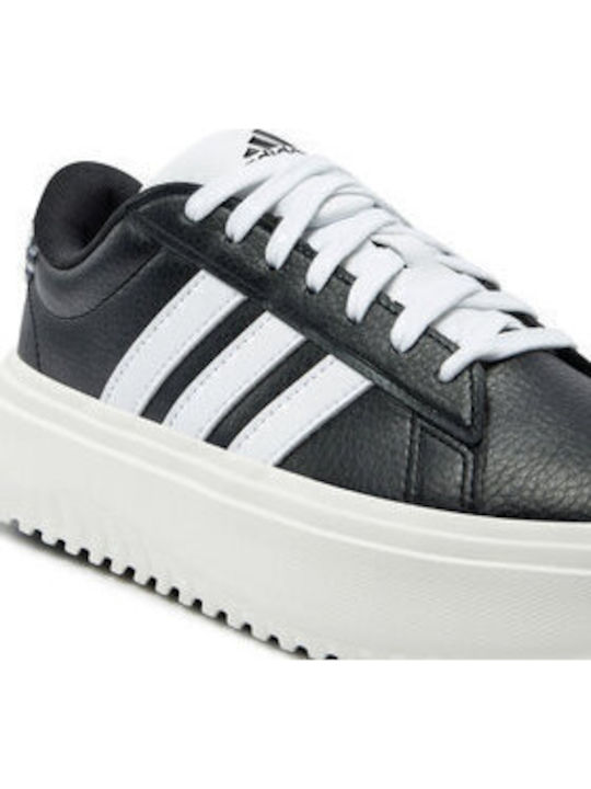 Grand Court Platform Adidași Pentru Femei Negri