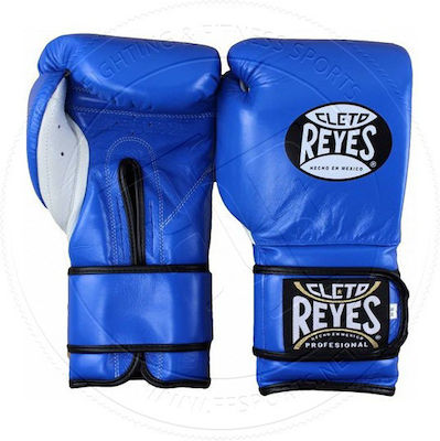 Cleto Reyes Leather Boxing Competition Gloves Blue