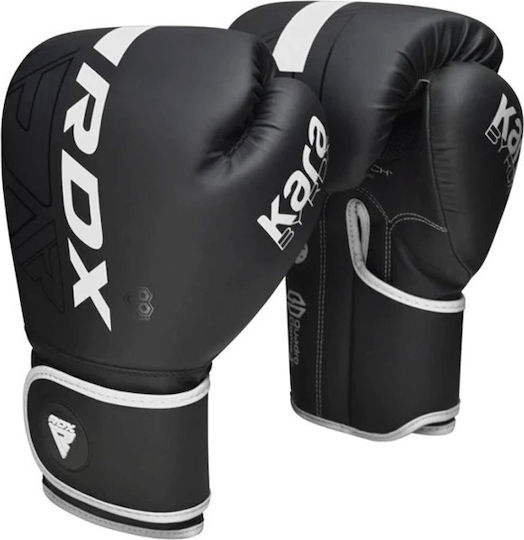 RDX Boxing Gloves made of Synthetic Leather for Match White