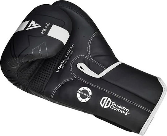RDX Boxing Gloves made of Synthetic Leather for Match White