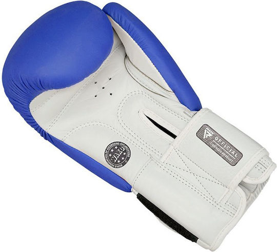 RDX Boxing Gloves Leather for Match Blue