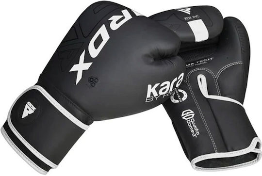 RDX Boxing Gloves made of Synthetic Leather for Match White