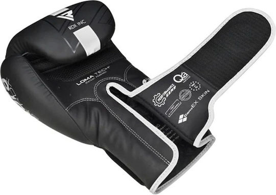 RDX Boxing Gloves made of Synthetic Leather for Match White
