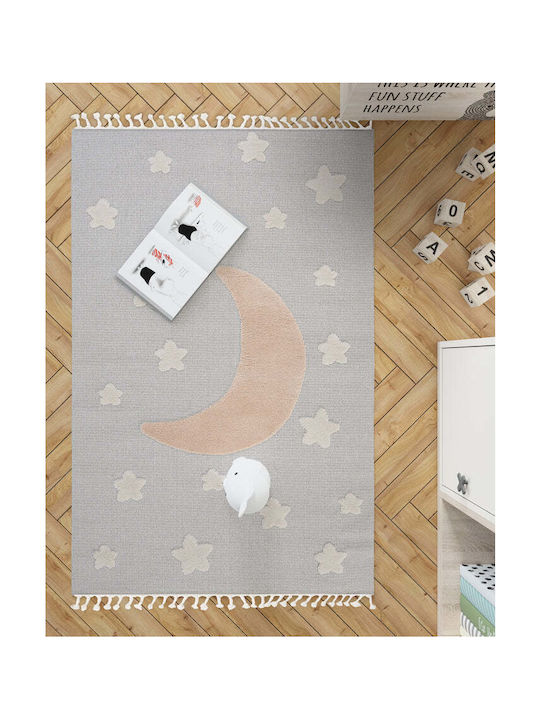 Klonaras Kinder Teppich Sterne Gray 160x230cm
