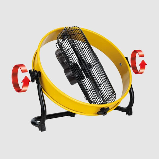 MPM Ventilator De Pardoseală 50W Negru