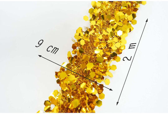 Christmas Garland Yellow 200x9cm 1pc