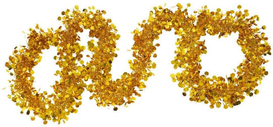 Christmas Garland Yellow 200x9cm 1pc