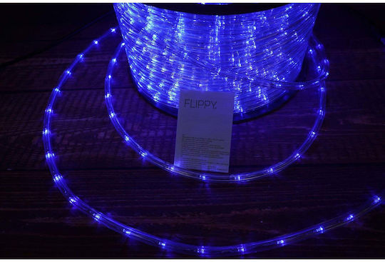 Țeavă luminată 720 Becuri 220V Roșu 30m IP65