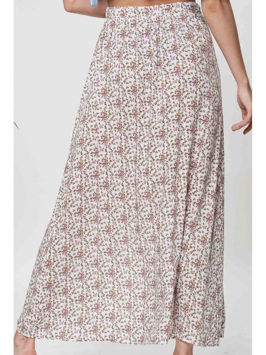 Peccato Maxi Skirt in White color