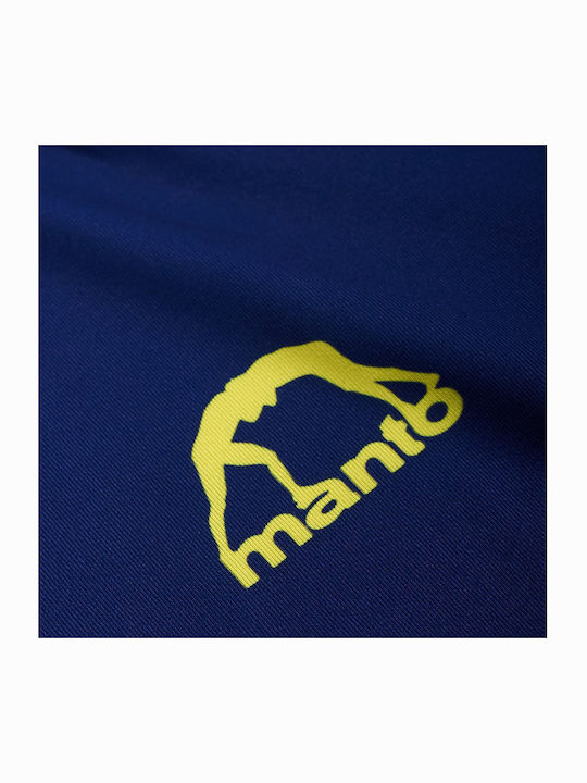 Manto Stripe Ανδρική Κοντομάνικη Μπλούζα MN-R851-BL για Jiu-Jitsu Μπλε