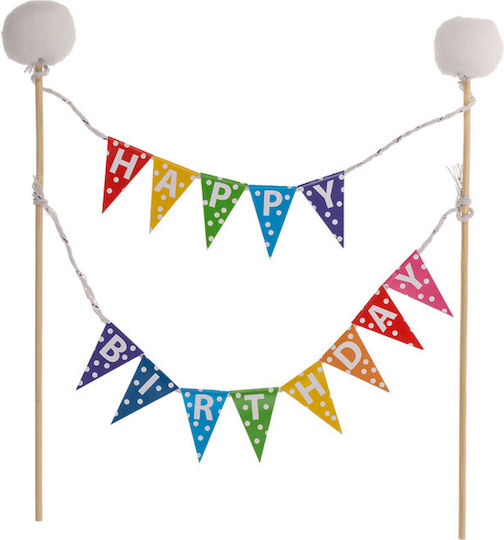 Out of the Blue Happy Birthday Cake Decoration