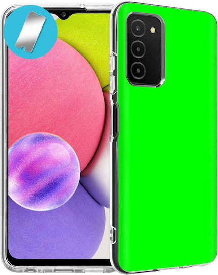 Задна корица Силикон Черен (Samsung Galaxy A02S, Samsung Galaxy A03S)