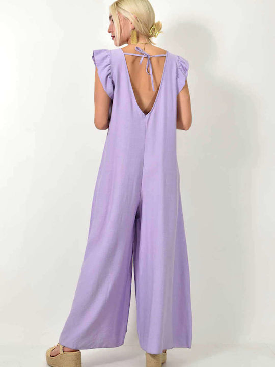 Potre Women's One-piece Suit Purple