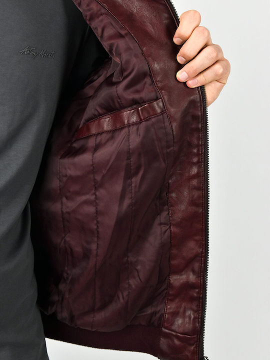 Leather Jacket Bordeaux