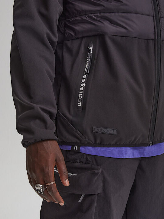 Jacke Puffer Wasserdicht Black