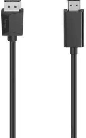 HAMA 00205144 Καλώδιο DisplayPort male - DisplayPort male 1.5m Μαύρο