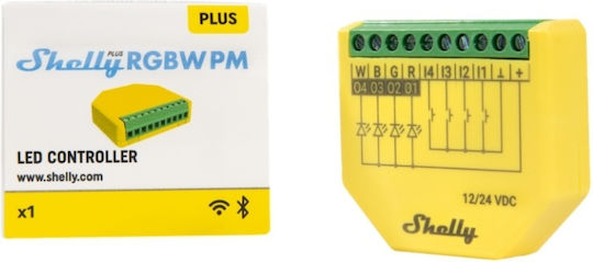 Shelly Plus RGBW PM Smart Switch Dimmer Wi-Fi, Bluetooth & RF 10A