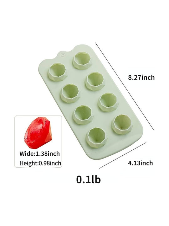 Silicone Chocolates 8 Cups Baking Pan