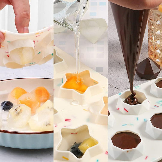 Silicone Chocolates 8 Cups Baking Pan