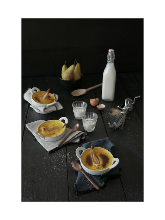 Pillivuyt Porcelain Round Heat-Resistant Cookware 12x12x4cm