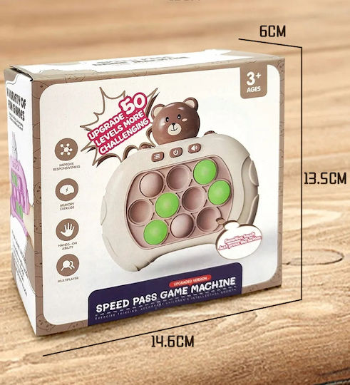 Pop it Fidget Silikon Braun