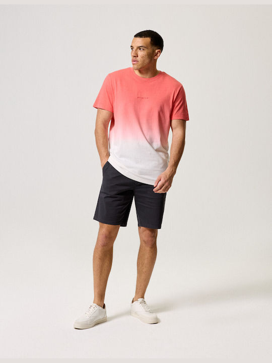 Diverse System Herren T-Shirt Kurzarm Coral