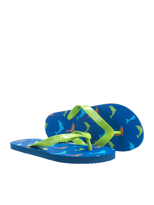 Kinder Flip Flops Blau