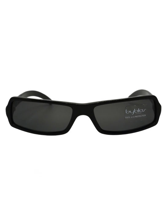 Byblos Sonnenbrillen mit Schwarz Rahmen und Schwarz Linse BY283S-7002