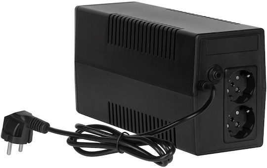 Rebel RB-4020 UPS Устройства 650VA 360W с 2 Schuko AC Гнезда