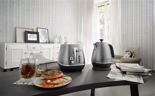 De'Longhi Distinta Flair Reisekessel 1.7Es 2000W Grau