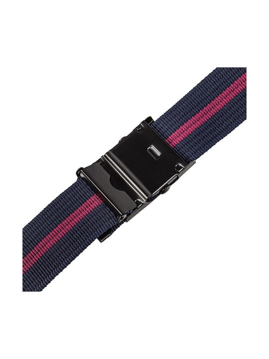 Curea Bărbați Curea de webbing Burgundy