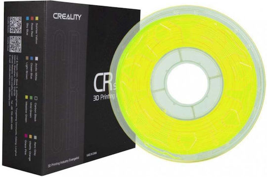 Creality3D Filament Pentru Imprimante 3D PLA 1.75mm Galben 1 Bucată Bobină
