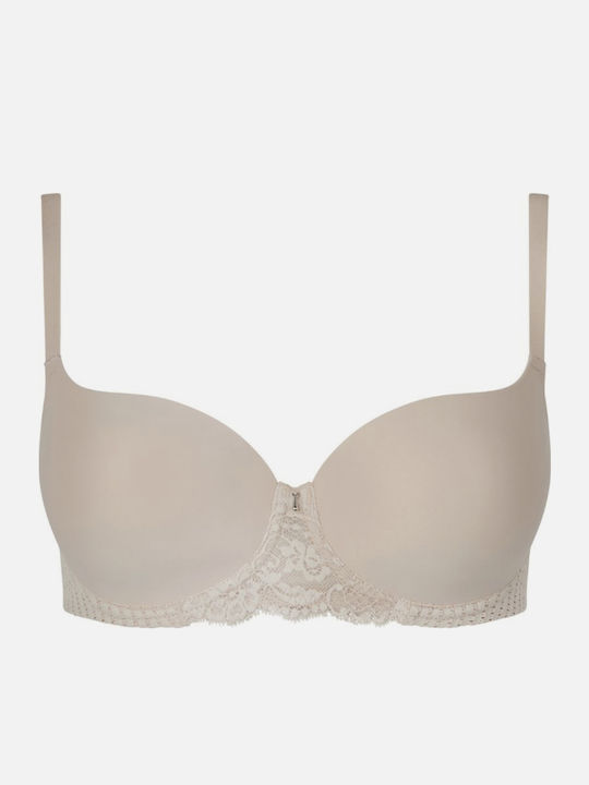Beige Minimizer Σουτιέν mit Bügel