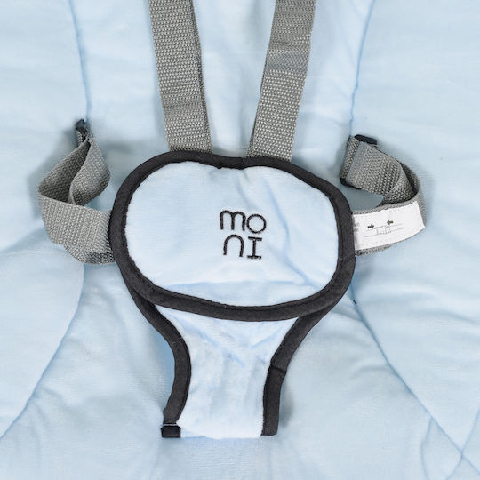 Moni Elektrisch Baby Relax Schaukel Clarissa mit Musik Blau für Kind bis 9kg