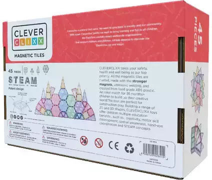 Cleverclixx Magnetisches Konstruktionsspielzeug Für Kinder Ab 3 Jahren