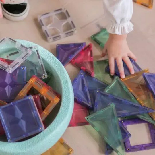 Cleverclixx Magnetisches Spielzeug Bau- und Konstruktionsspielzeug für Kinder ab 3 Jahren