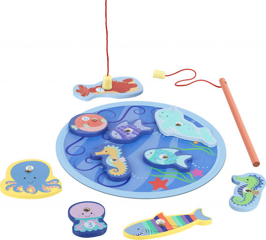 Orange Tree Toys Jucărie de Pescuit din Lemn pentru 12++ Luni