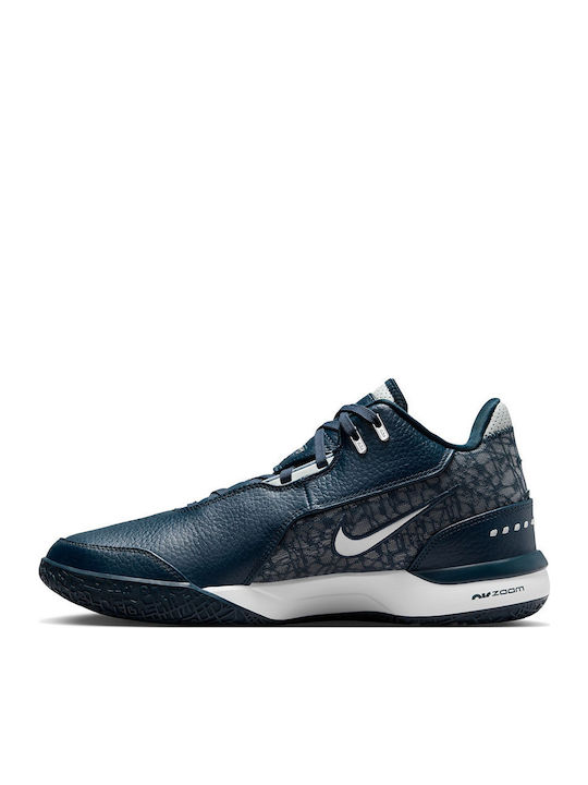 LeBron NXXT Gen AMPD Ниски Баскетболни обувки Armory Navy / Sail / Metallic Silver / Light Silver