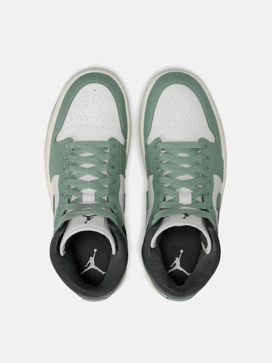 Air  1 Retro Mid Дамски Маратонки Черно / Бяло