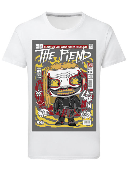 The Fiend Wwe Тениска Бял