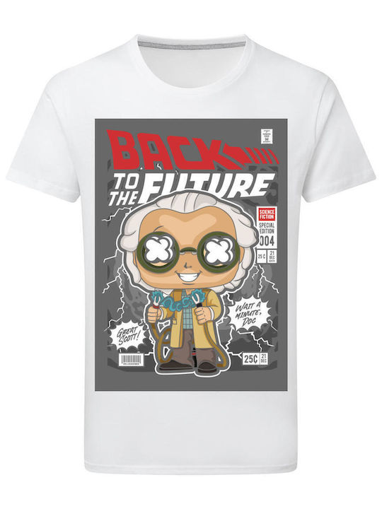 Dr Emmett Brown T-shirt White