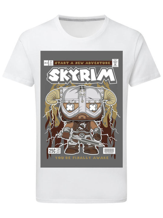 Skyrim T-shirt White