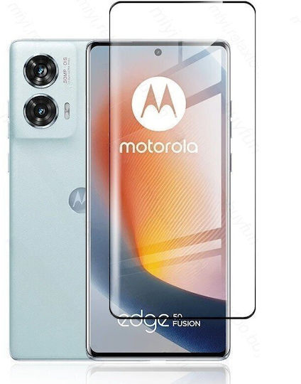 3D Tempered Glass Negru (Motorola Edge 50 Fusion)
