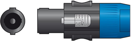 QTX Sound SPK4-PLG Щепсел Спийкън мъжки Син (764.900UK)