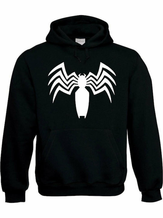 Pegasus Spider Logo Блуза с качулка Черен