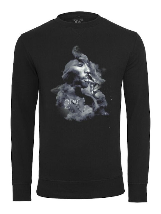 Mister Tee Crewneck Μπλούζα Μαύρη Βαμβακερή